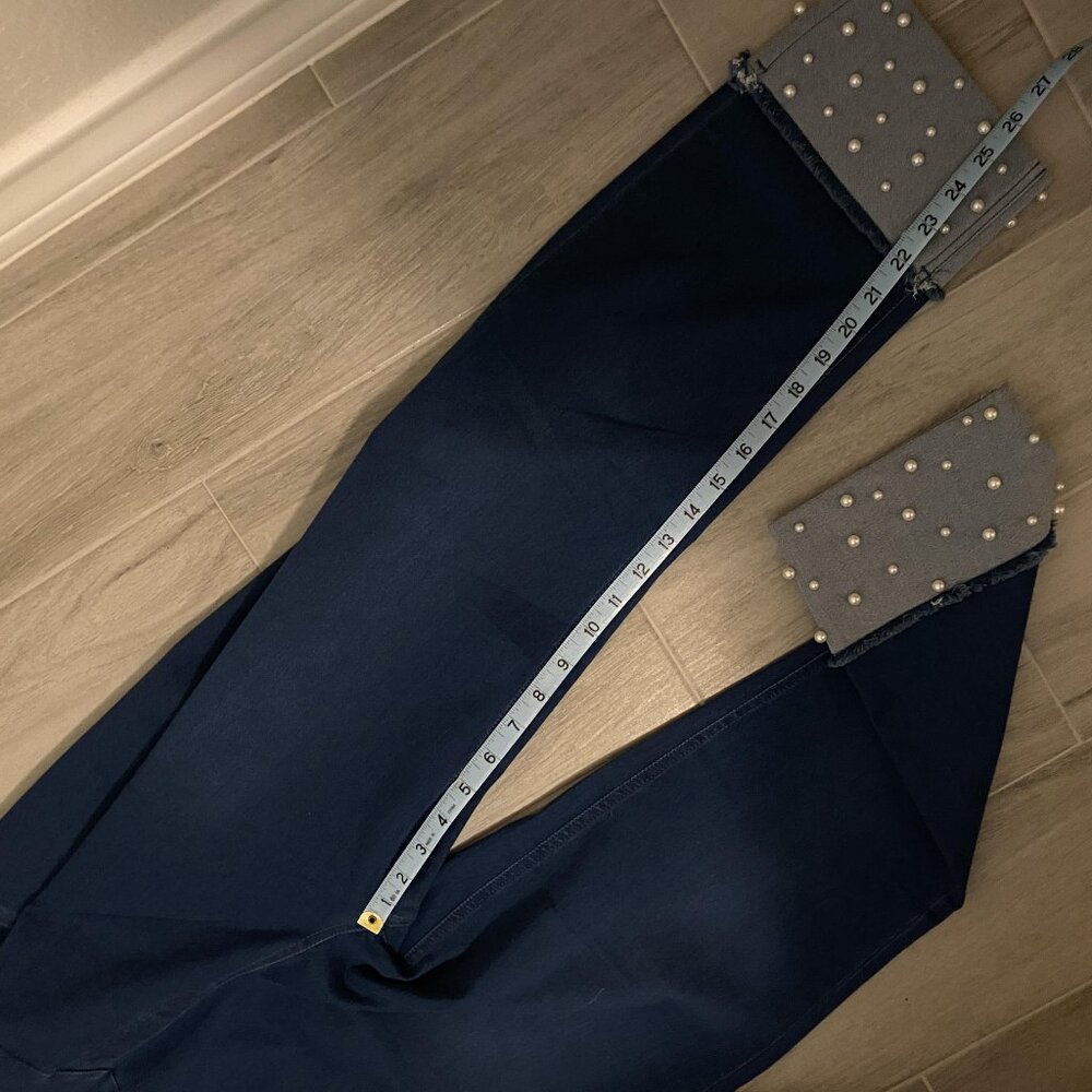 LULU B Jeans Pearl Leg Cuff